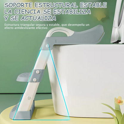 Asiento Adaptador Escalera Inodoro Niños