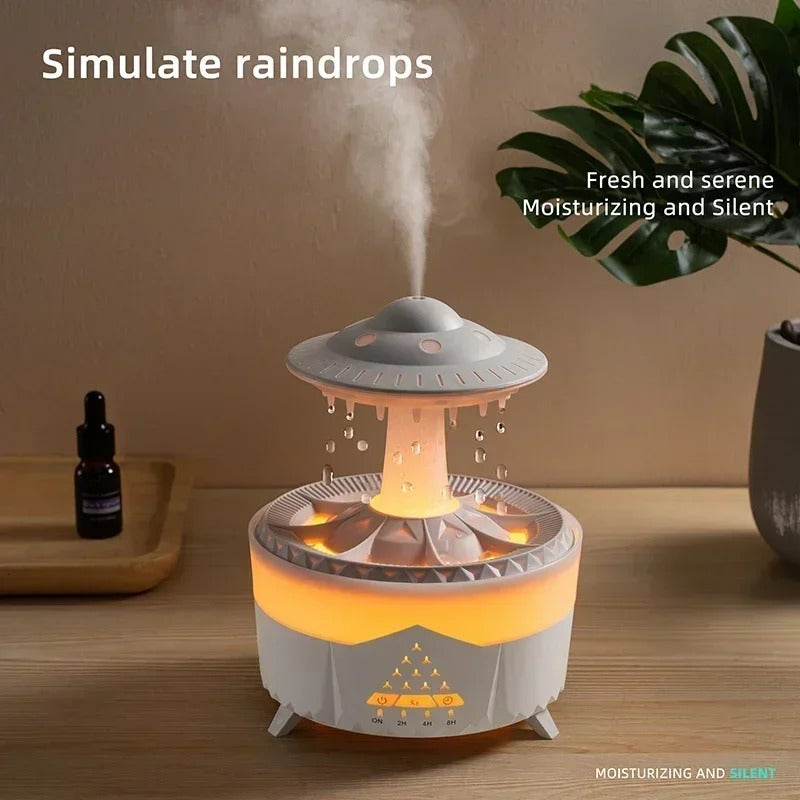 Humidificador aromaterapia lluvia