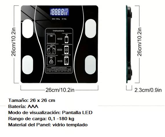 Pesa Digital De Baño Inteligente