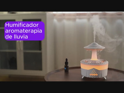 Humidificador aromaterapia lluvia